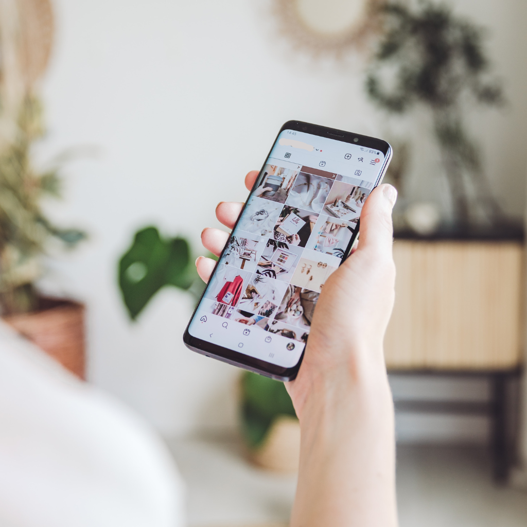 Téléphone avec une galerie de photos