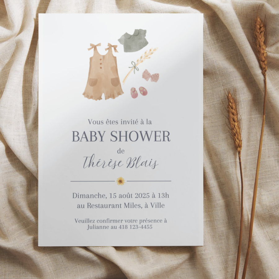 Baby Shower Boho zen