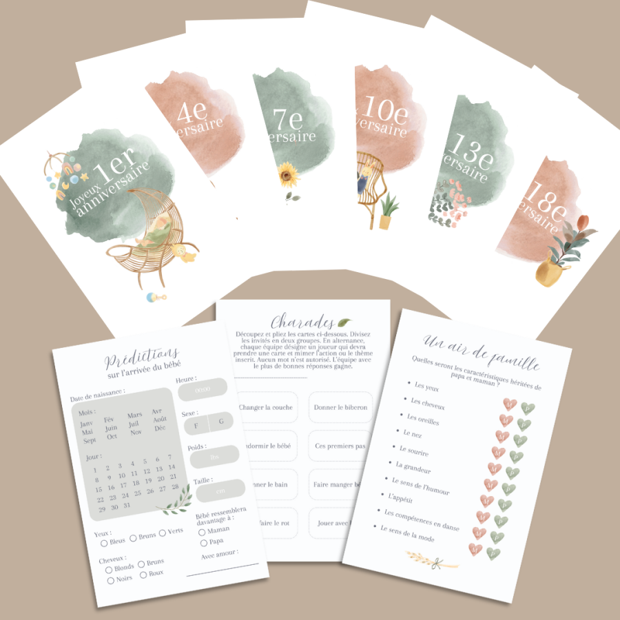 Baby Shower Boho zen